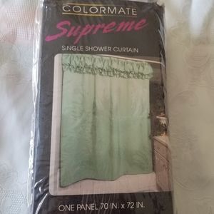 Colormate Supreme Shower Curtain in Evergreen NEW!